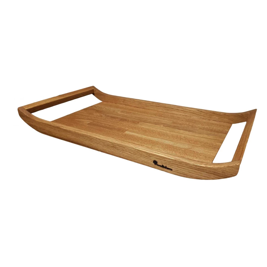Поднос деревянный Woodinhome 55х30х5,5 см, дуб