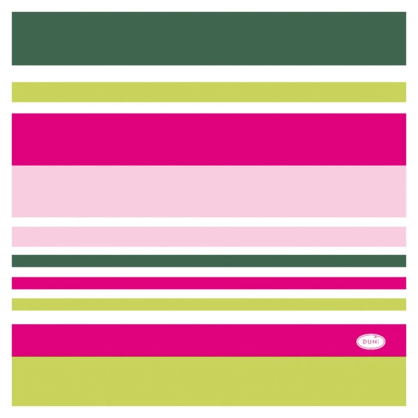 Салфетки бумажные трехслойные Duni Jungle stripe 33х33 см, бумага