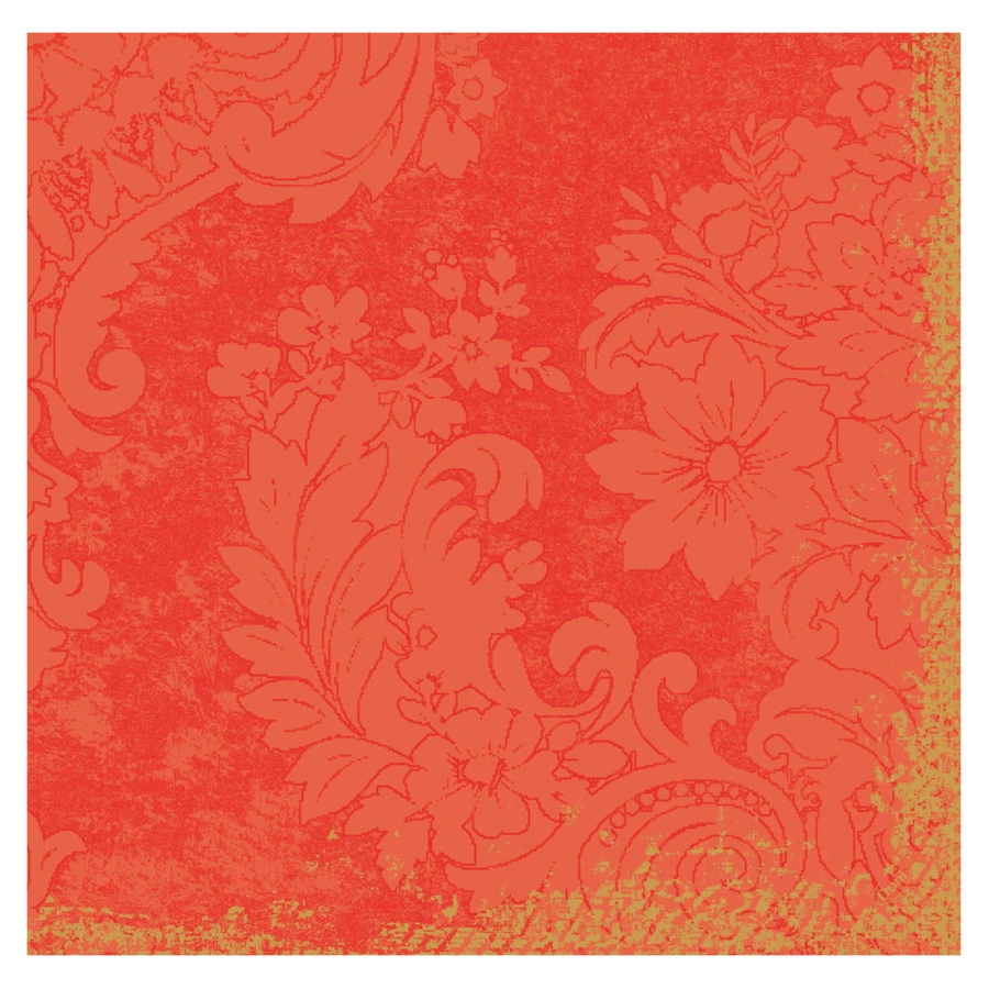 Салфетки бумажные трехслойные Duni Royal mandari 40х40 см, бумага