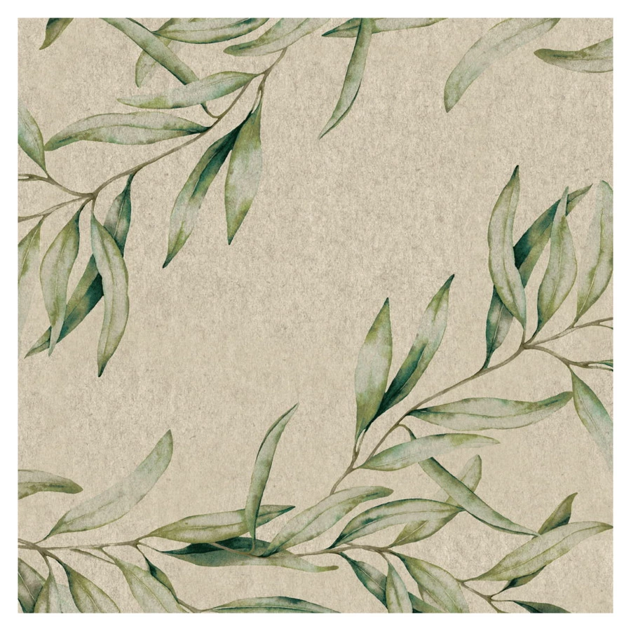 Салфетки бумажные трехслойные Paper + Design Silence 33х33 см, бумага