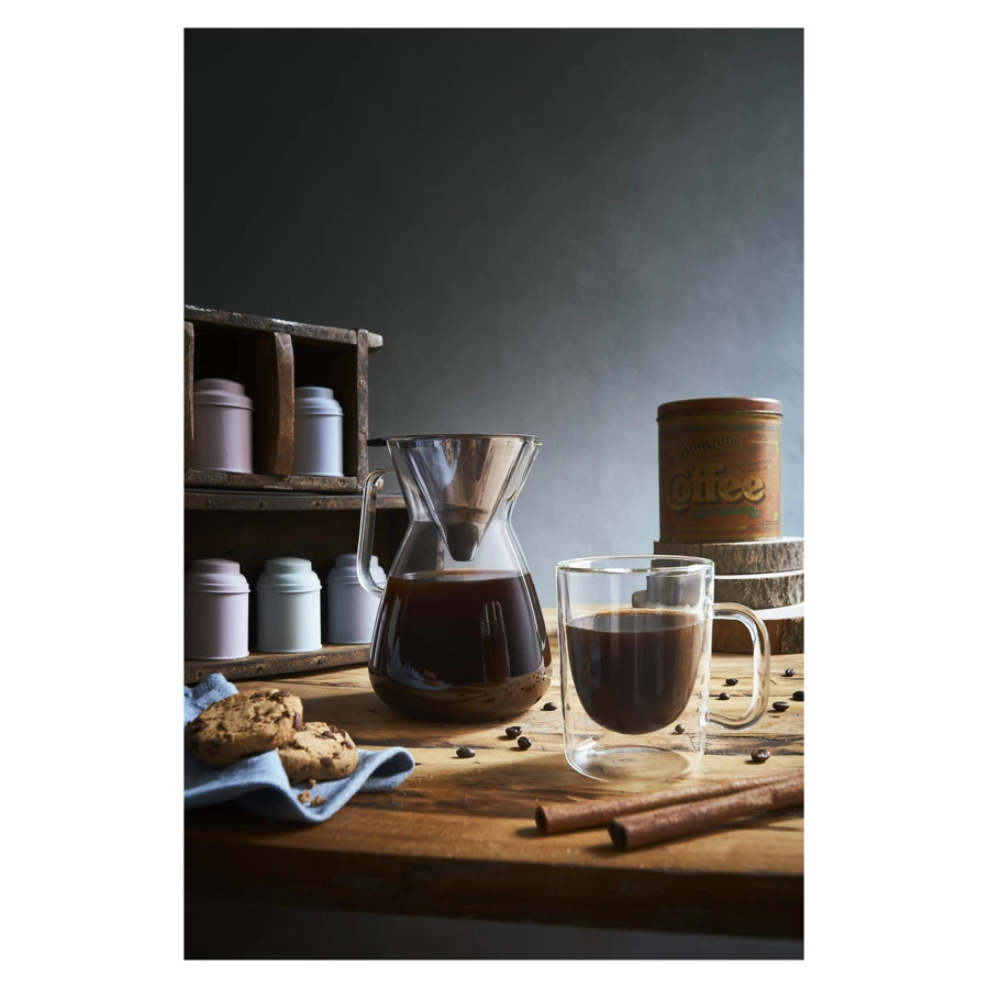 Кофейник с фильтром Luigi Bormioli 1 л, стекло, п/к
