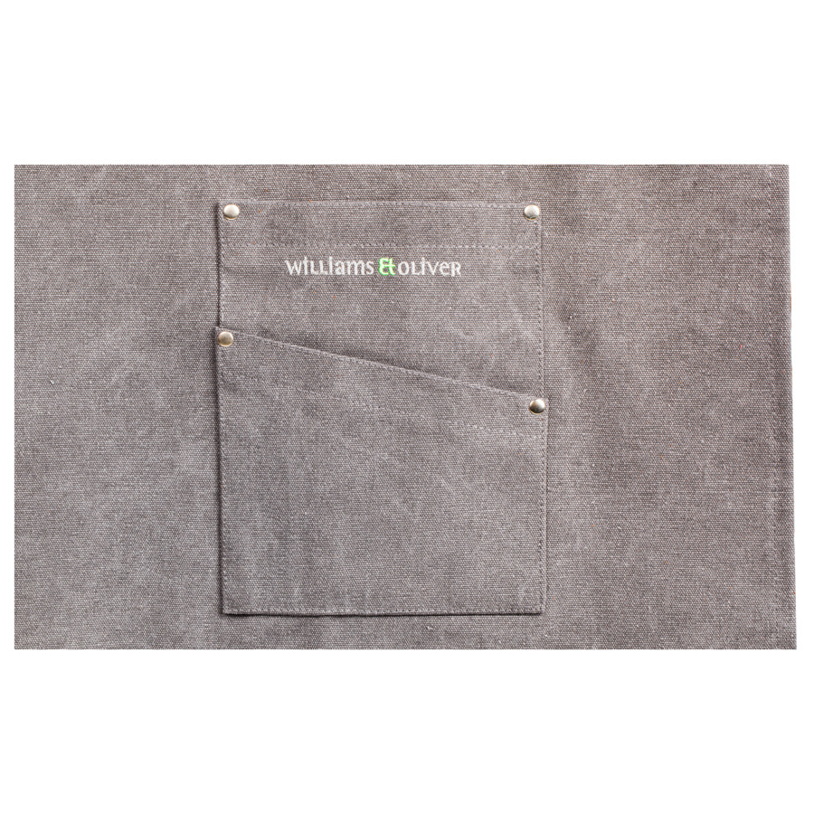 Фартук Williams Oliver Platinum серый, размер 54-60, хлопок 100%