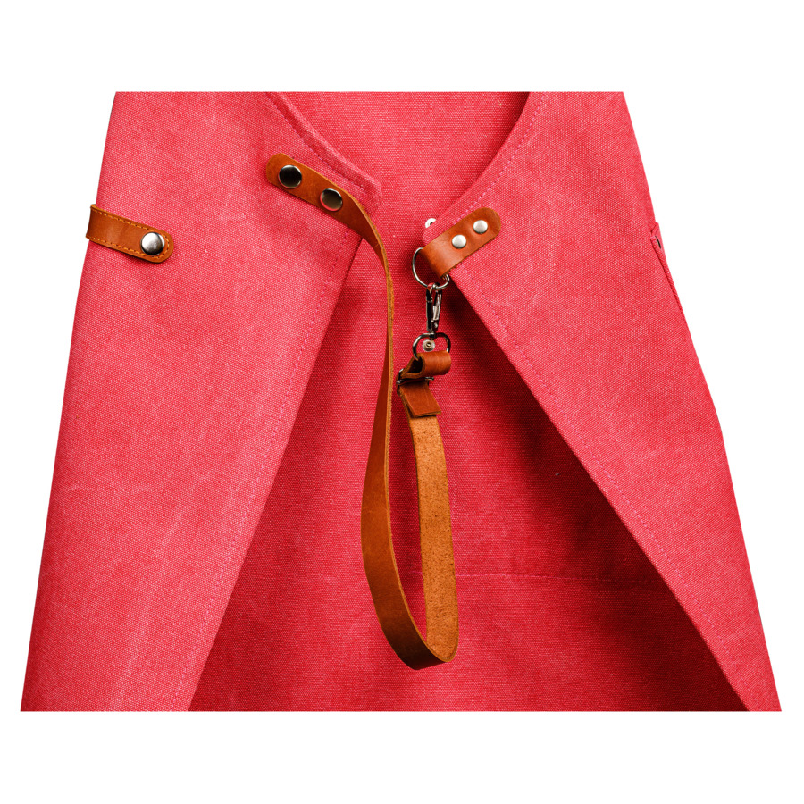Фартук Williams et Oliver Brass розовый, размер 40-50, хлопок 100%