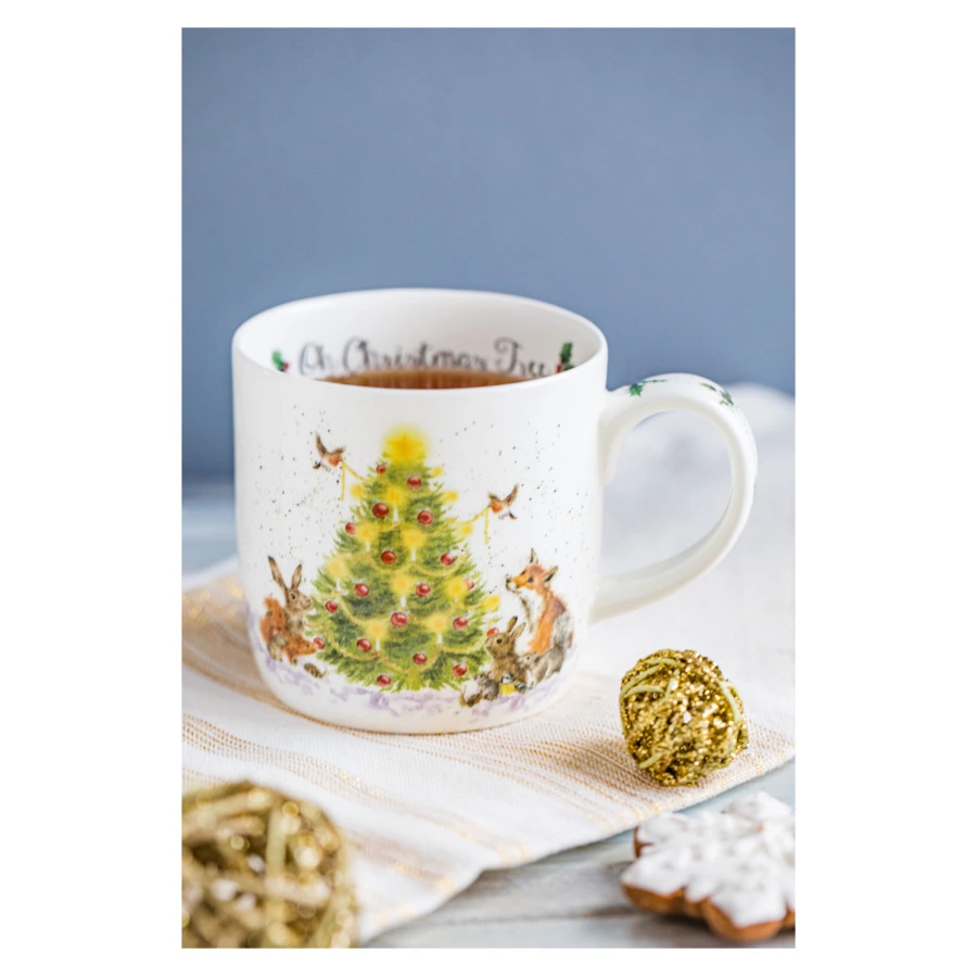 Кружка Royal Worcester Забавная фауна Рождественская елочка 310 мл