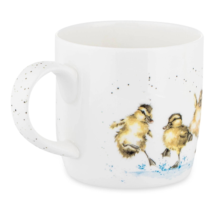 Кружка Royal Worcester Забавная фауна Утка с утятами 310 мл, фарфор костяной