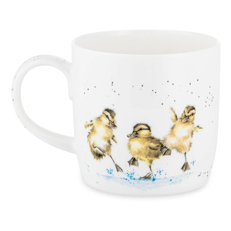 Кружка Royal Worcester Забавная фауна Утка с утятами 310 мл, фарфор костяной