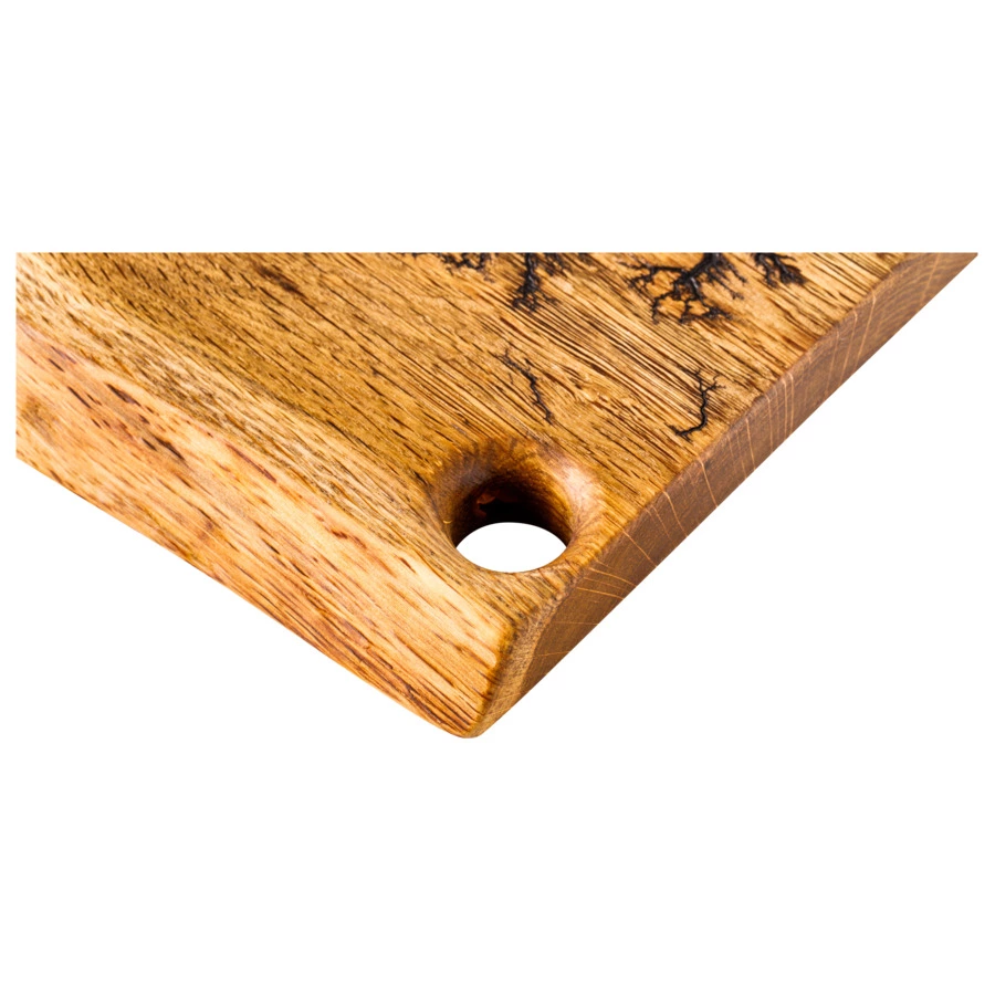 Доска сервировочная и разделочная с молниями Williams Oliver Натура 33х22х2,5см, карагач