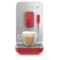 Кофемашина автоматическая SMEG BCC02RDMEU Collezione, 6 программ кофе, капучинатор, красный матовый