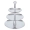 Блюдо для фруктов трехъярусное Weis, сталь нержавеющая