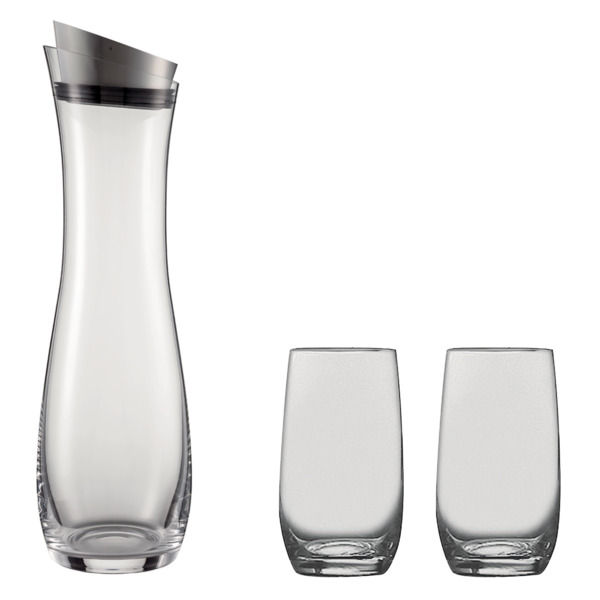 Набор для воды Zwiesel Glas Фреска графин 1 л и стаканы 320 мл 2 шт, 3 предмета, п/к