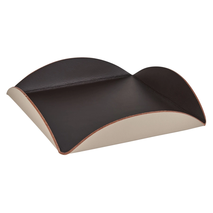 Подставка под соусы ADJ 25х25х2,5см, шоколад, кожа натуральная