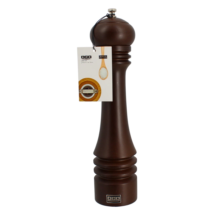 Мельница для соли OGO Professionnel 30 см, шоколадная