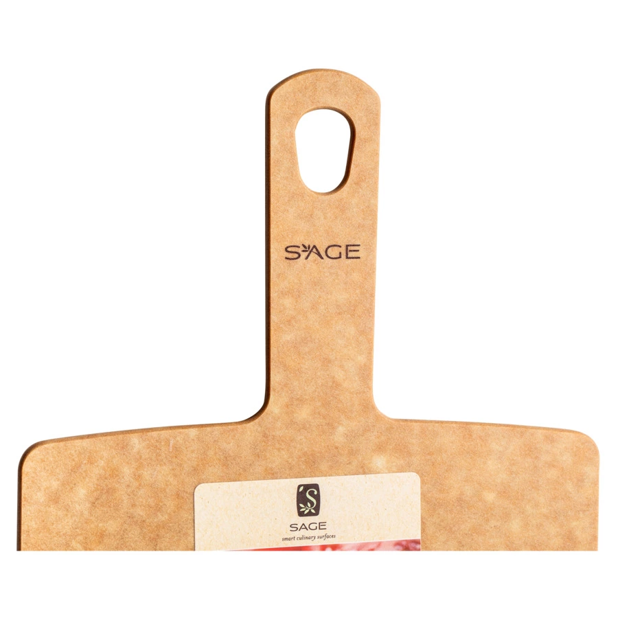 Доска разделочная для хлеба Sage 20x50см, древесный композит, бежевая