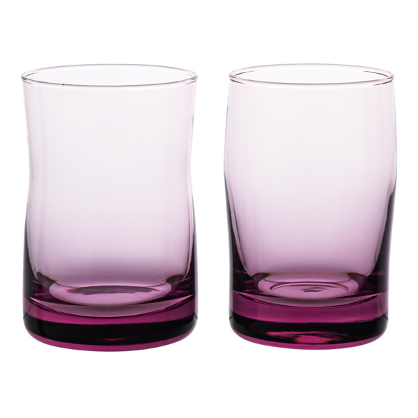 Набор стаканов для воды IVV Лучшая половинка 10,8 см, фиолетовый, 2 шт