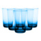 Набор стаканов для воды IVV Легкость 450 мл, светло-голубой, 6 шт