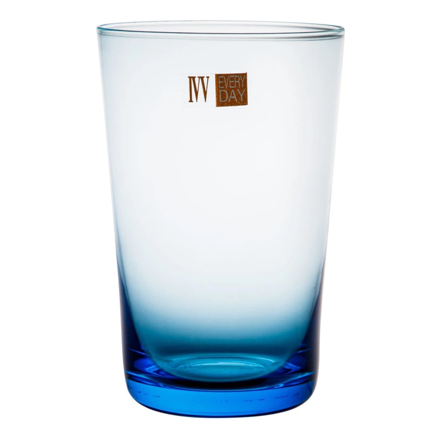 Набор стаканов для воды IVV Легкость 450 мл, светло-голубой, 6 шт