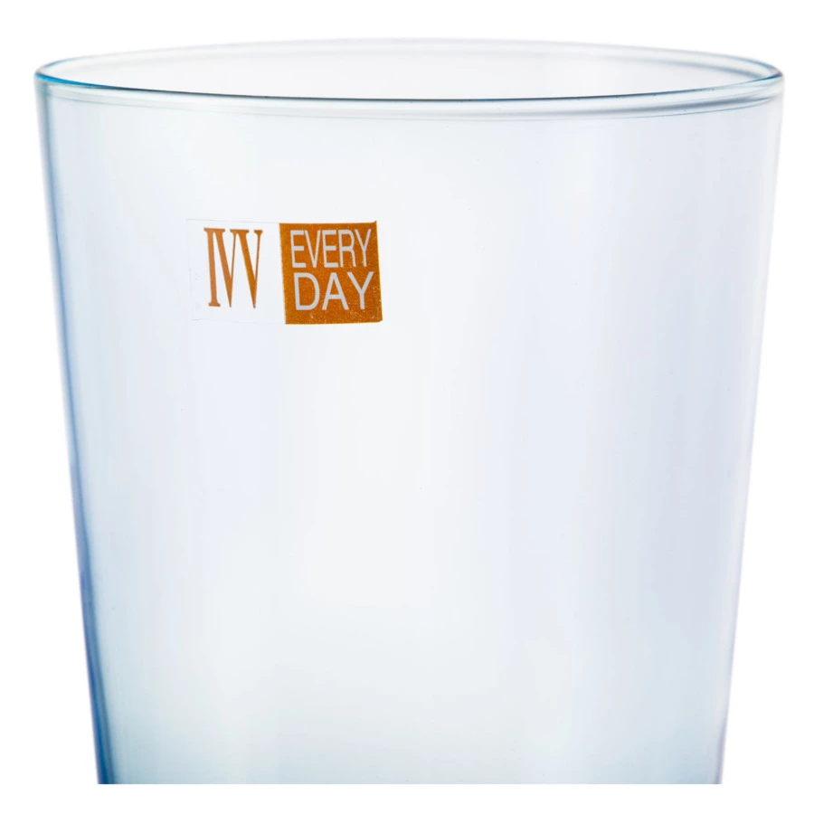 Набор стаканов для воды IVV Легкость 450 мл, светло-голубой, 6 шт