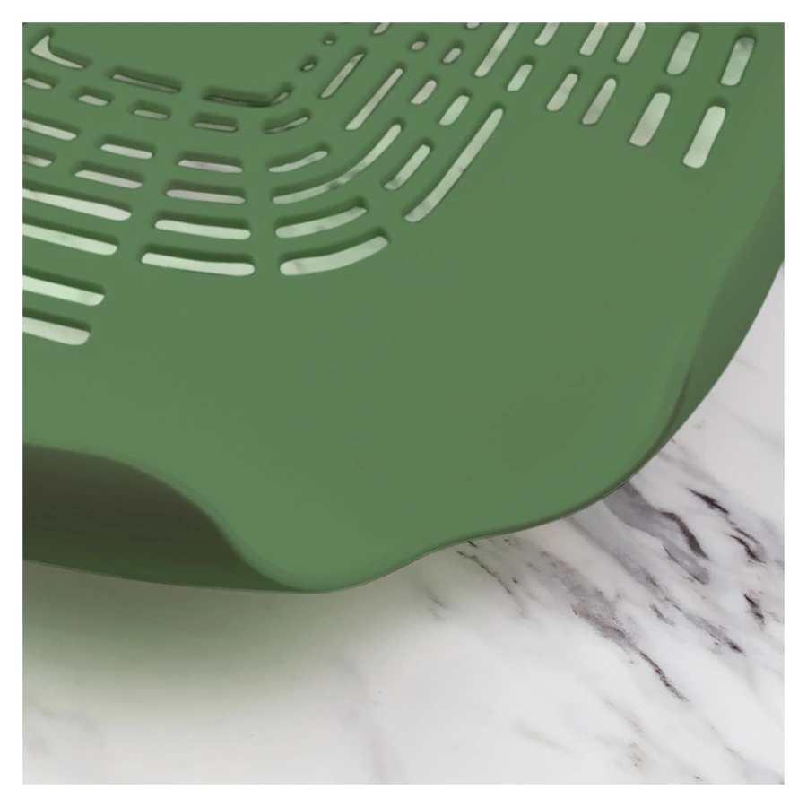 Дуршлаг Tovolo 31х39 см, пластик, зеленый