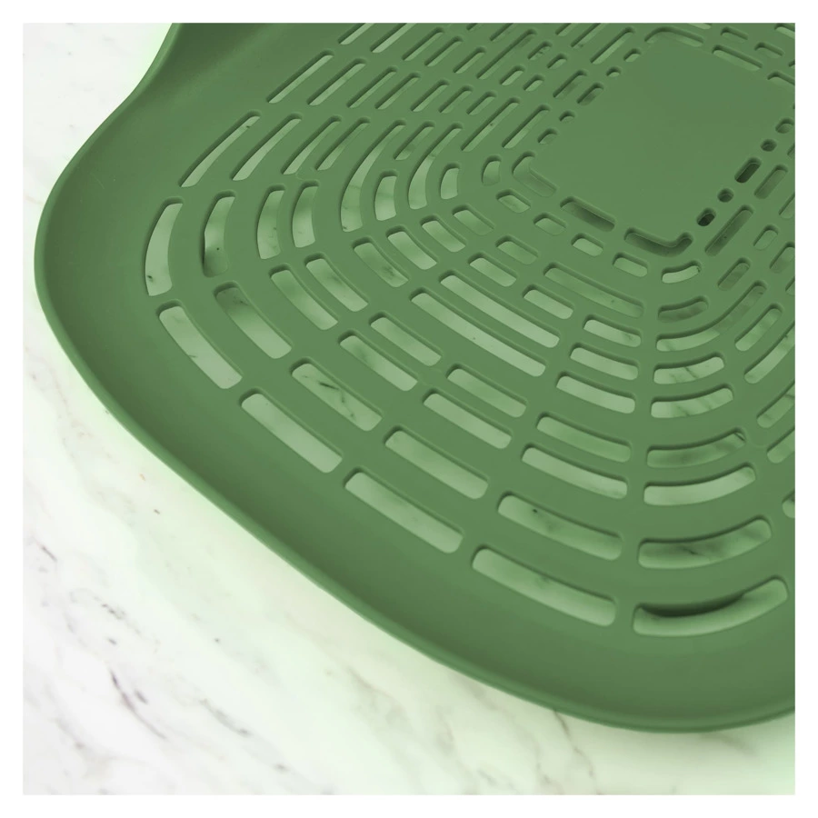 Дуршлаг Tovolo 31х39 см, пластик, зеленый