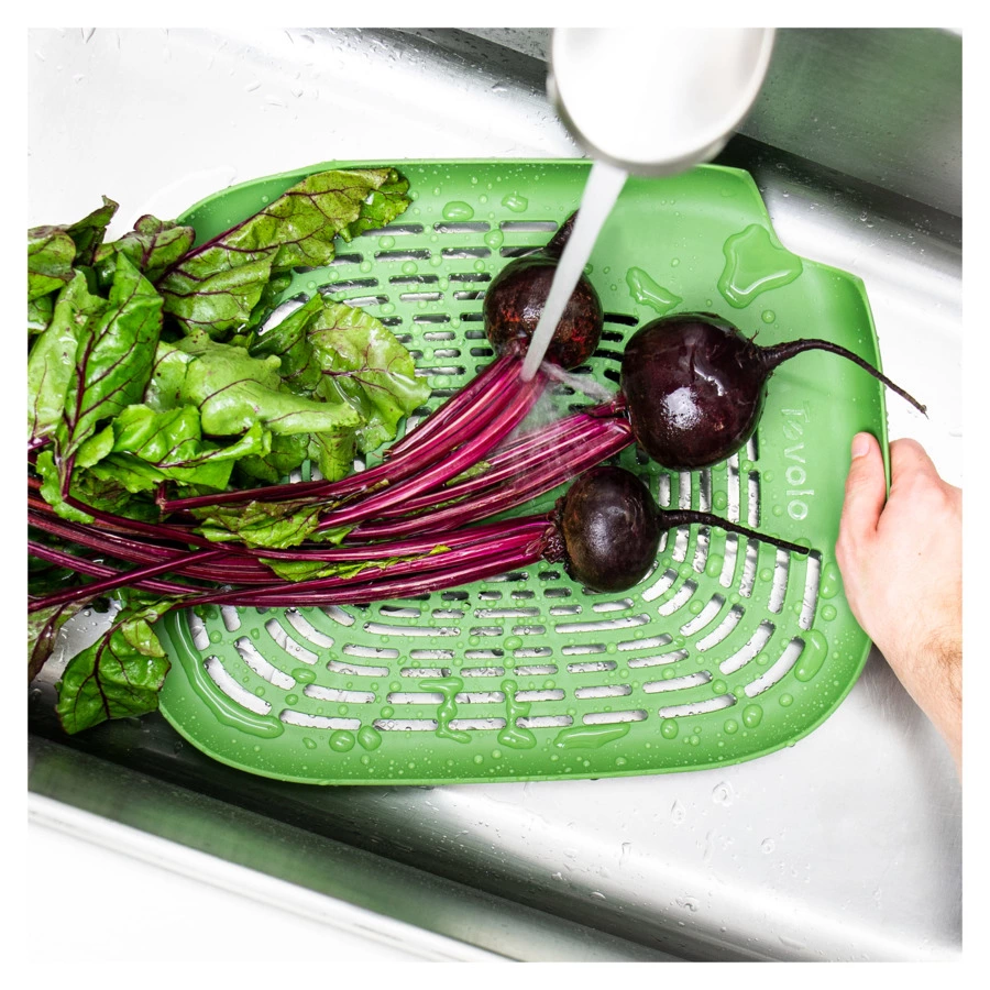 Дуршлаг Tovolo 31х39 см, пластик, зеленый