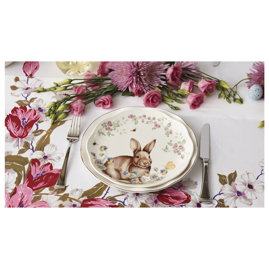 Набор тарелок закусочных Lenox Бабочки на лугуБанни 23,5 см, 4 шт