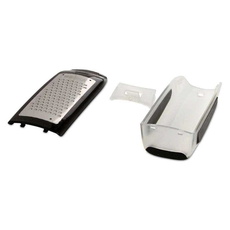 Терка для твердого и полутвердого сыра Boska настольная с лотком 7,2x5,5x23,5см, сталь нержавеющая