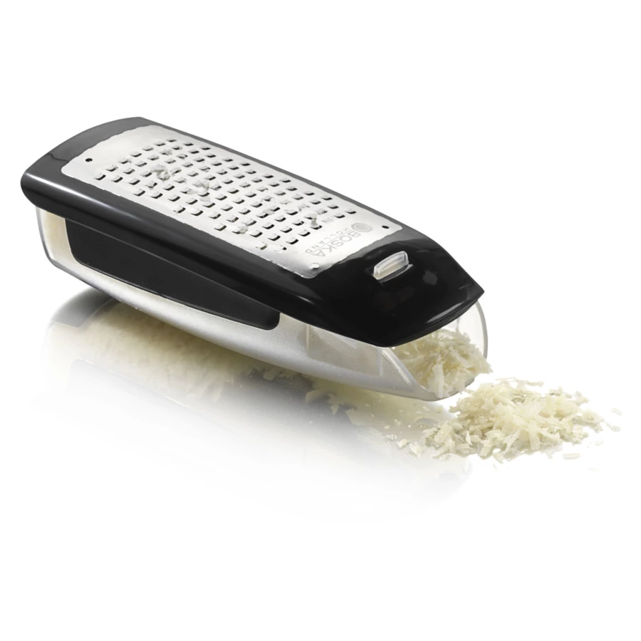 Терка для твердого и полутвердого сыра Boska настольная с лотком 7,2x5,5x23,5см, сталь нержавеющая