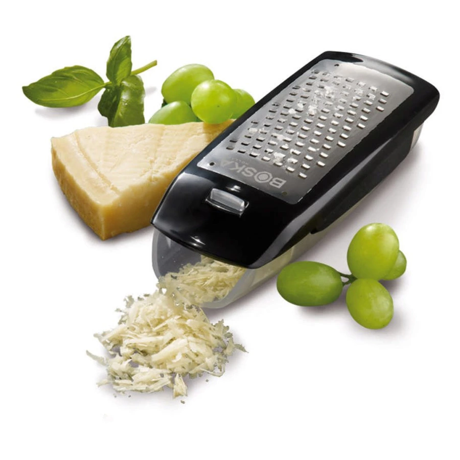 Терка для твердого и полутвердого сыра Boska настольная с лотком 7,2x5,5x23,5см, сталь нержавеющая
