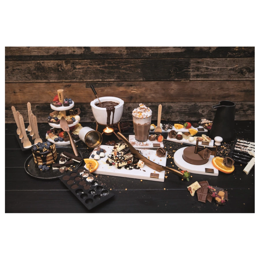 Банка для тёртого шоколада Boska 21см, керамика, белая, п/к