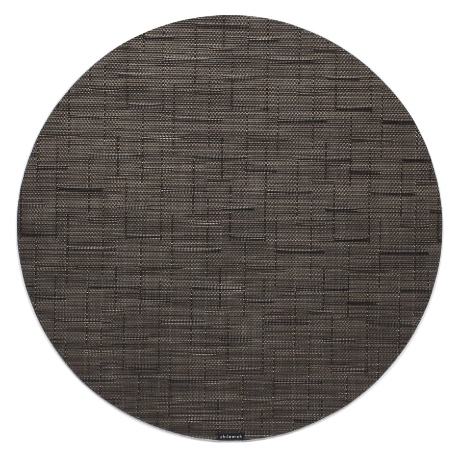 Салфетка подстановочная круглая Chilewich Bamboo 38см, шоколад