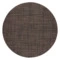 Салфетка подстановочная круглая Chilewich Basketweave 38см, коричневый