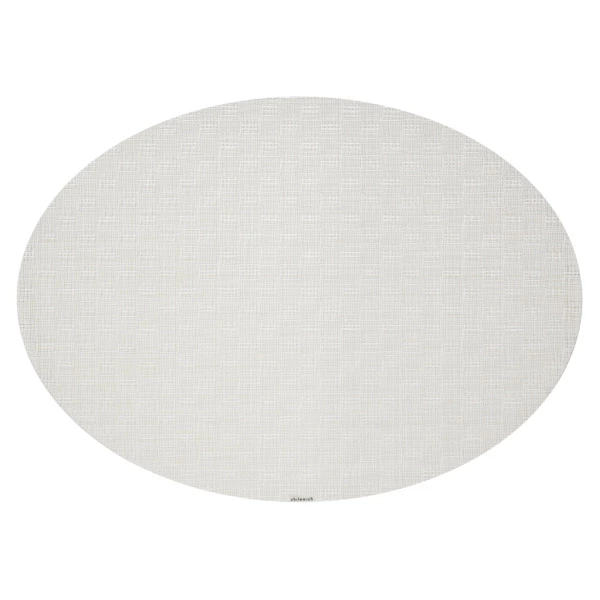Салфетка подстановочная овальная Chilewich Bayweave 35,5х49см, ванильная