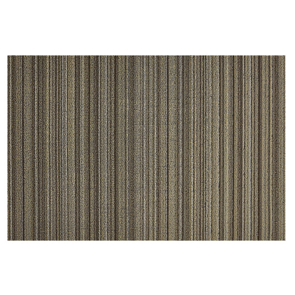 Коврик придверный Chilewich Skinny Stripe 60х90см, коричневый