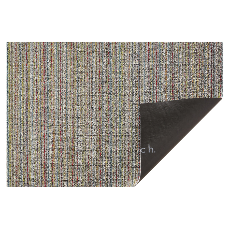 Коврик придверный нескользящий Chilewich Skinny Stripe 46х71см, разноцветный