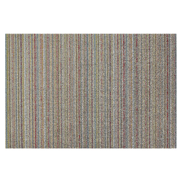 Коврик придверный нескользящий Chilewich Skinny Stripe 60х90см, разноцветный