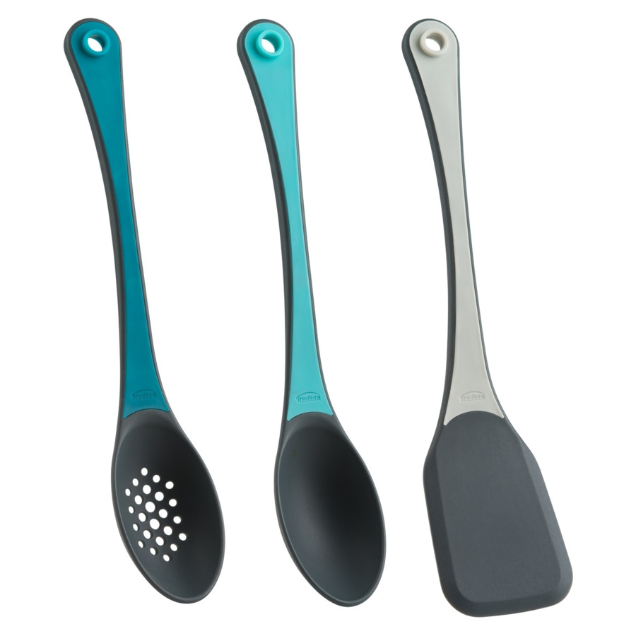 Набор кухонных инструментов TRUDEAU 3 предмета (лопатка, ложка, шумовка), силикон
