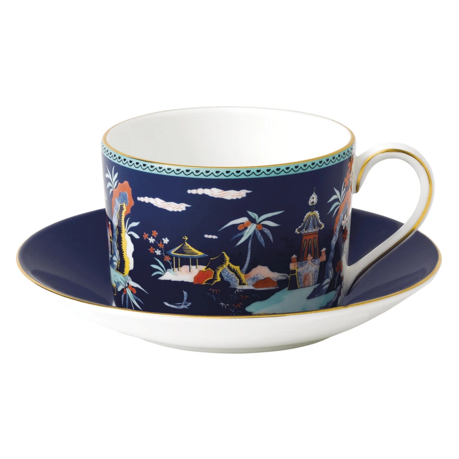 Набор чашек чайных с блюдцами Wedgwood Вандерласт 150 мл, 4  шт, фарфор