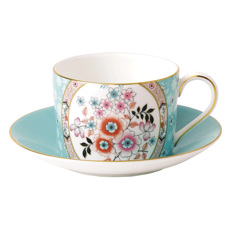 Набор чашек чайных с блюдцами Wedgwood Вандерласт 150 мл, 4  шт, фарфор