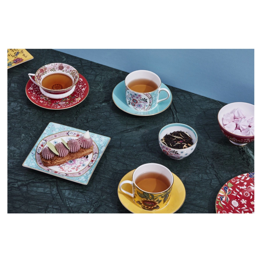 Набор чашек чайных с блюдцами Wedgwood Вандерласт 150 мл, 4  шт, фарфор