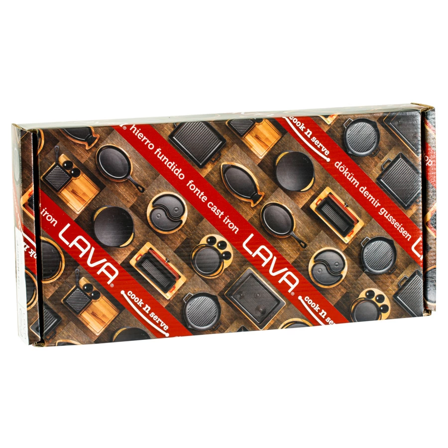 Сковорода порционная на подставке LAVA d16 см, 0,2 л, чугун, бук