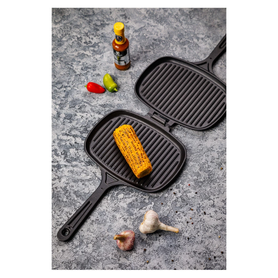 Сковорода-сэндвич для гриля LAVA 18х26 см, чугун