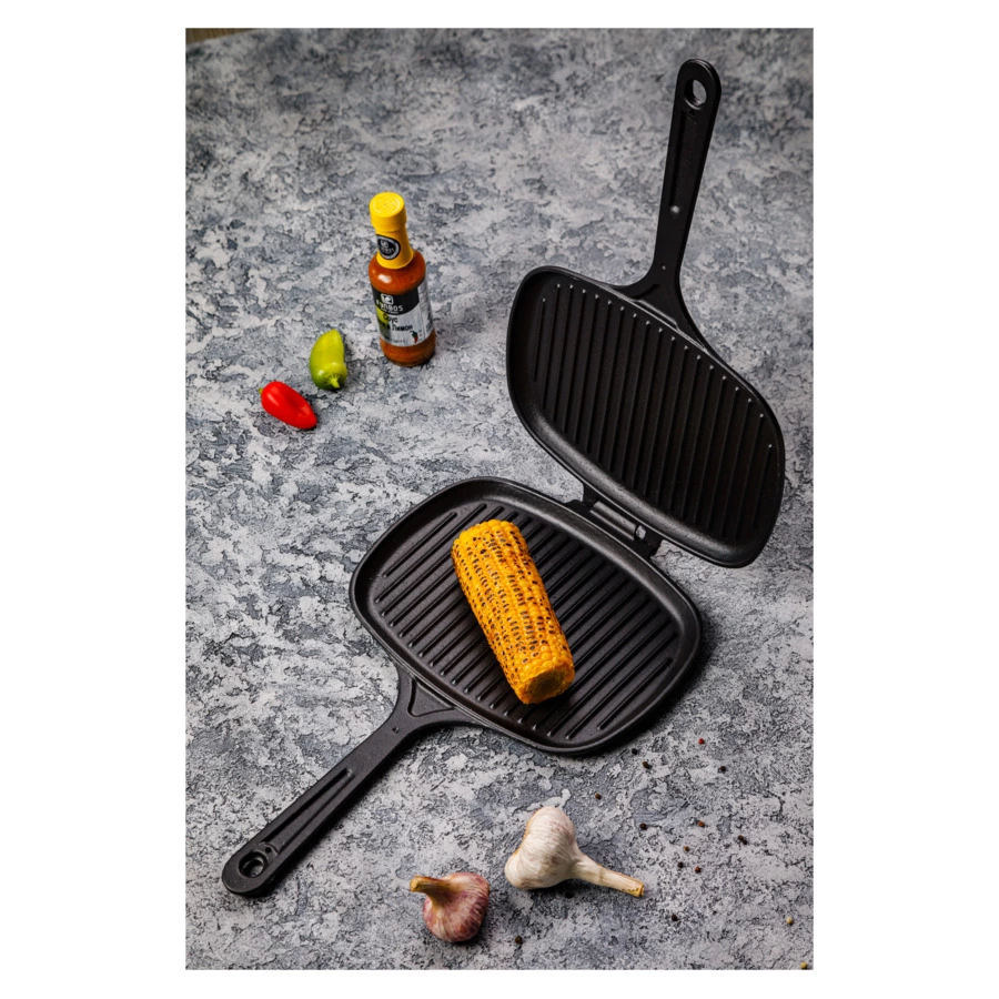 Сковорода-сэндвич для гриля LAVA 18х26 см, чугун