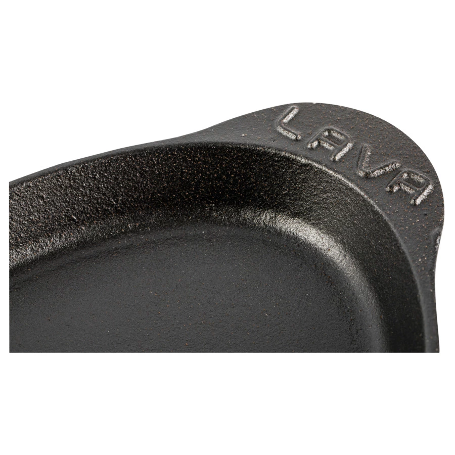 Форма овальная для рыбы на подставке LAVA 15х29 см,чугун, бук