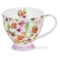 Кружка Dunoon Скай Цветы 450 мл, фарфор костяной, розовая