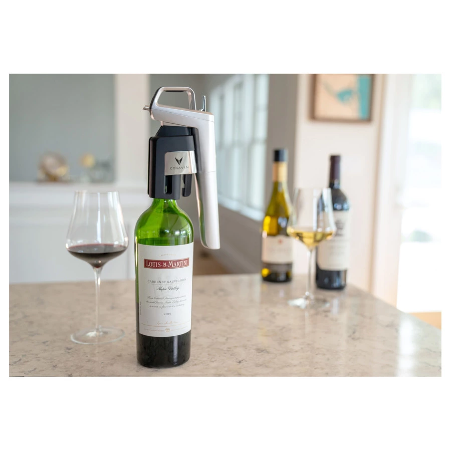 Система подачи вина по бокалам Coravin Model SIX PLUS  SILVER