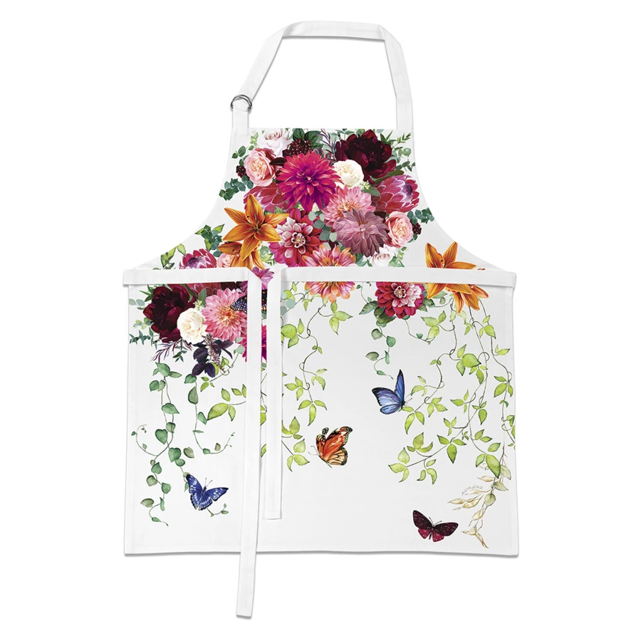 Фартук кухонный Michel Design Works Сладкая цветочная мелодия 79х68 см, хлопок