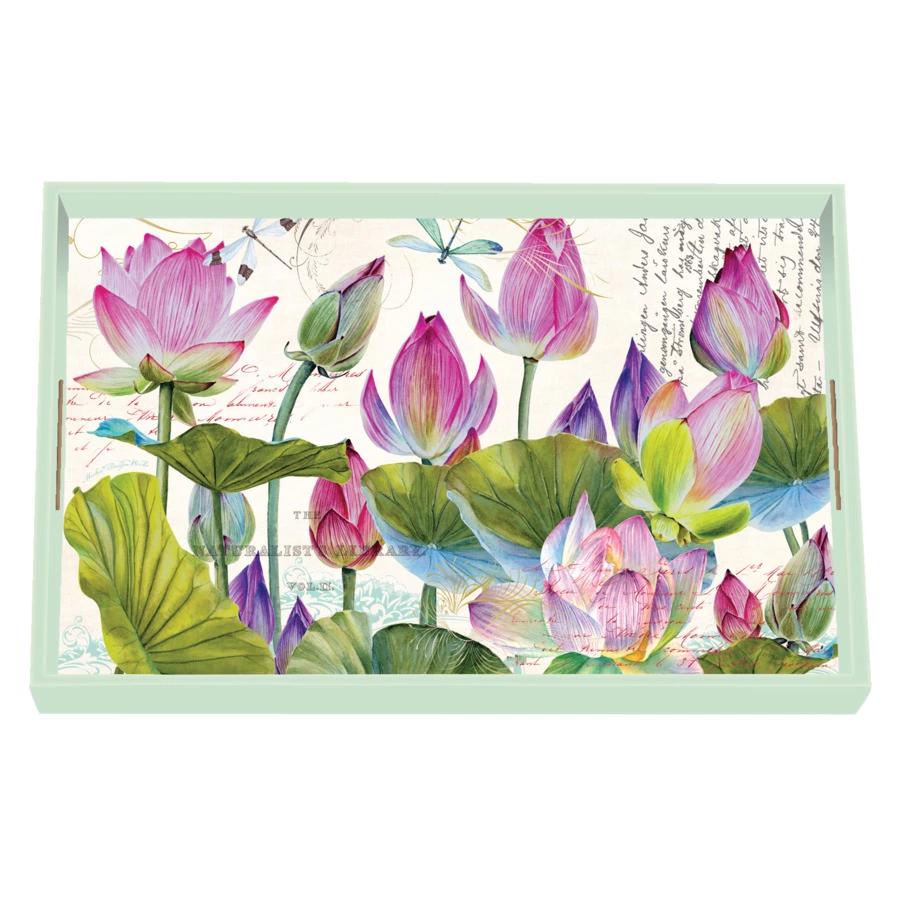 Поднос мини Michel Design Works Водяная Лилия 32х20х4см