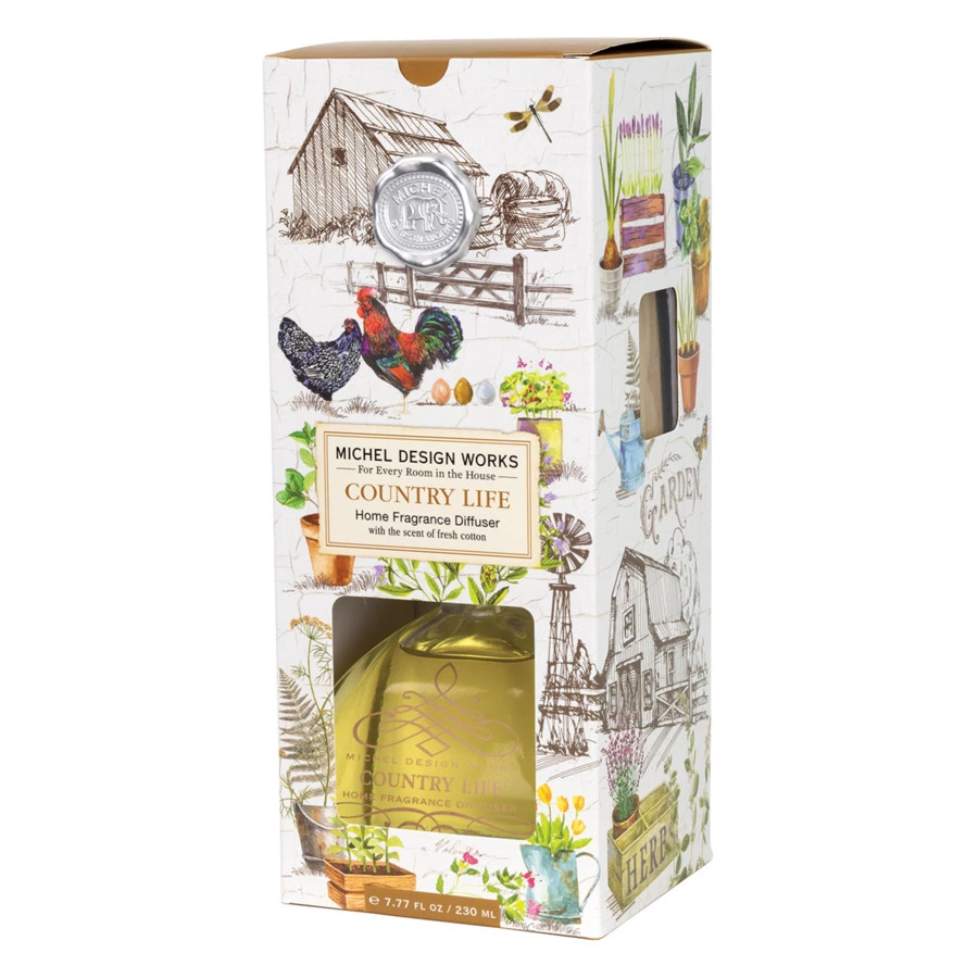 Аромадиффузор Michel Design Works Загородная жизнь 9,5х9,5х23,5см, 230мл
