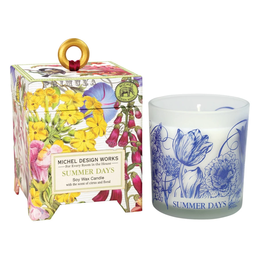 Свеча ароматическая Michel Design Works Летние дни 8х8х10см