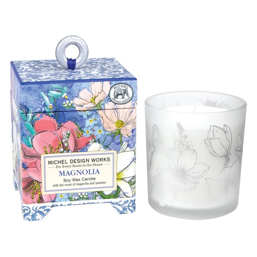 Свеча ароматическая Michel Design Works Магнолия 8х8х10см